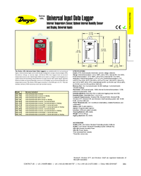Thumbnail of document Data Sheet - UDL-114 Universal Input Data Logger
